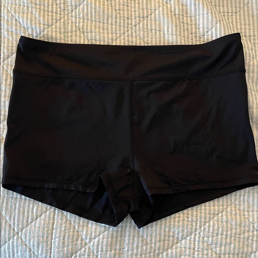 Kona Sol Women's Black Swim Shorts